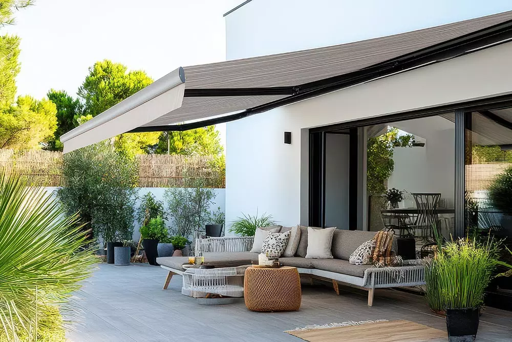 Płyty tarasowe na domowym patio