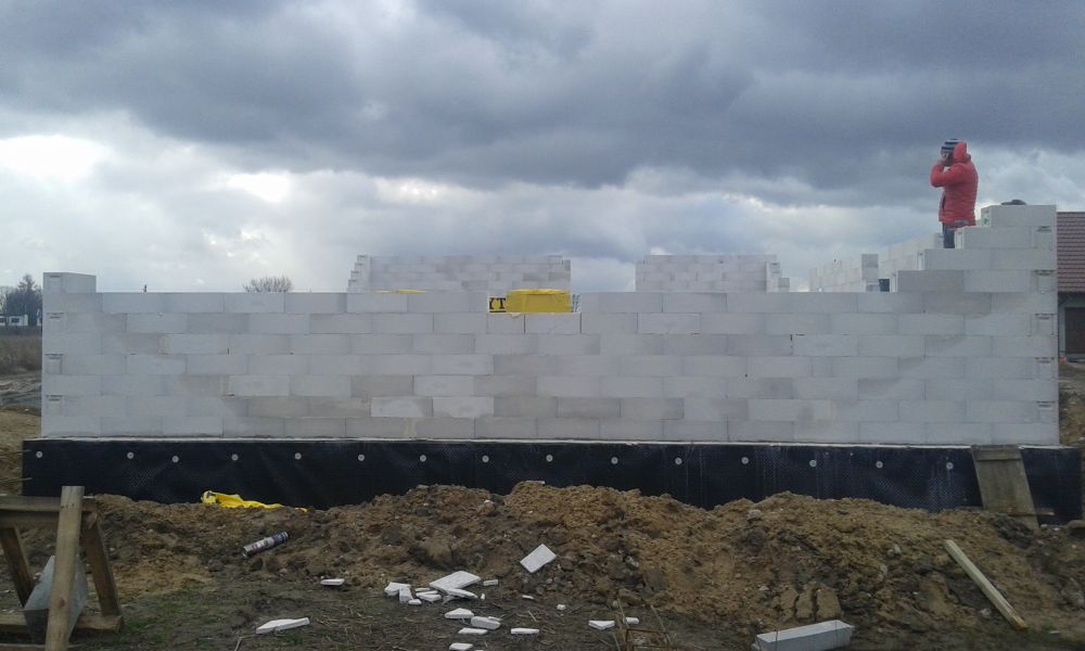 Ściana boczna od łazienki