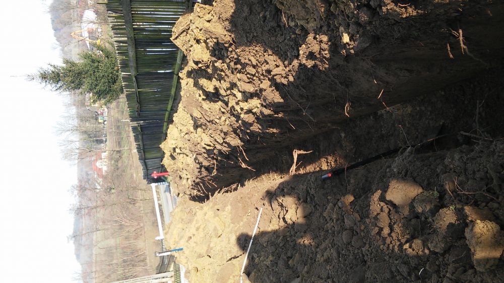 Zdjęcie do wpisu: wykop pod kanalizacje i wode