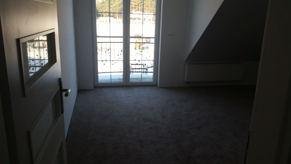 Sypialnia od ogrodu.