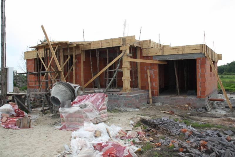 Zdjęcie do wpisu: Nareszcie udało się wylać strop :)