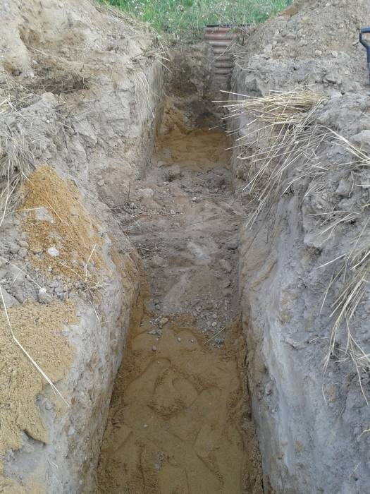 Zdjęcie do wpisu: Wytyczenie budynku, podłączenie się do prądu i kan