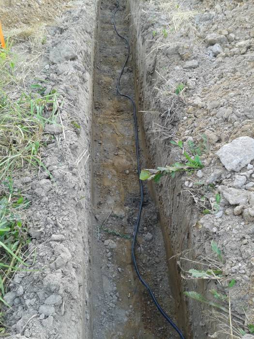 Zdjęcie do wpisu: Wytyczenie budynku, podłączenie się do prądu i kan