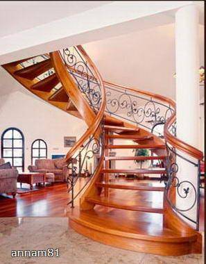 Zdjęcie do wpisu: koncepcja schodów do środka drewno+stal