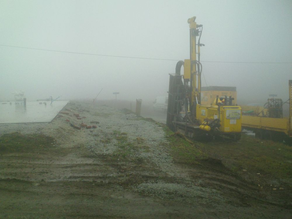 odwierty pod pompę ciepła 2 razy po 95m