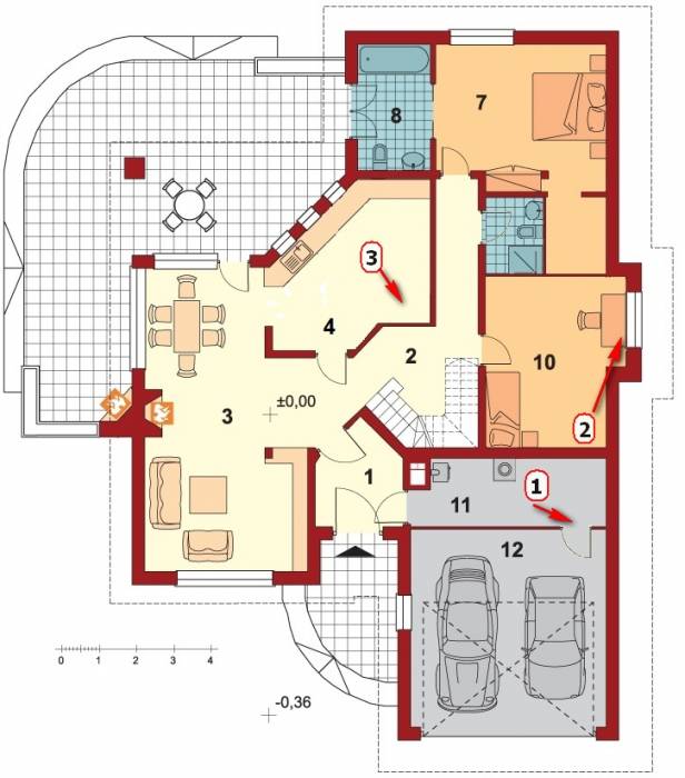 Lawenda - Jasło - zmiany w projekcie, plan sytuacyjny