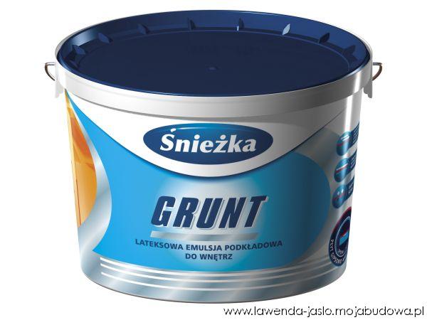 Grunt Śnieżka - farba lateksowa gruntująca - 10L