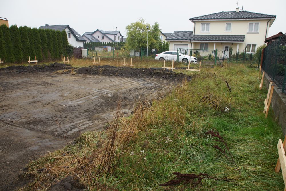 Zdjęcie do wpisu: tyczenie fundamentów pod budowę