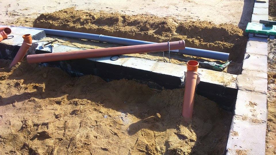 rozprowadzenie kanalizacji