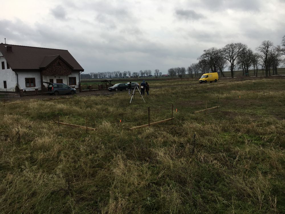 Zdjęcie do wpisu: Tyczenie granic budynku