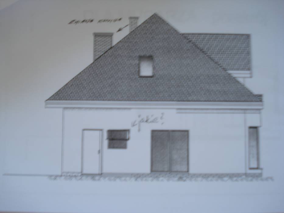 Zdjęcie do wpisu: Elewacja północna tył domu Sielska 4 po zmianach